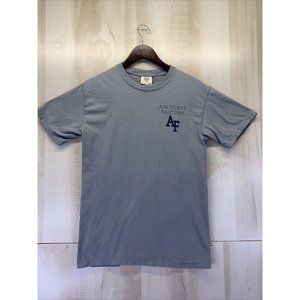 Men's Gray Air Force Falcons Team Comfort Colors Campus Scenery T-Shirt Sz Small